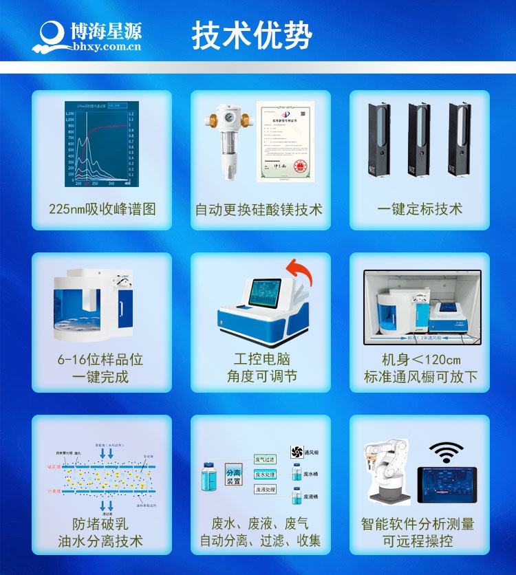 UV4000B全自动测油仪 北京博海星源 地表水海水含油量检测