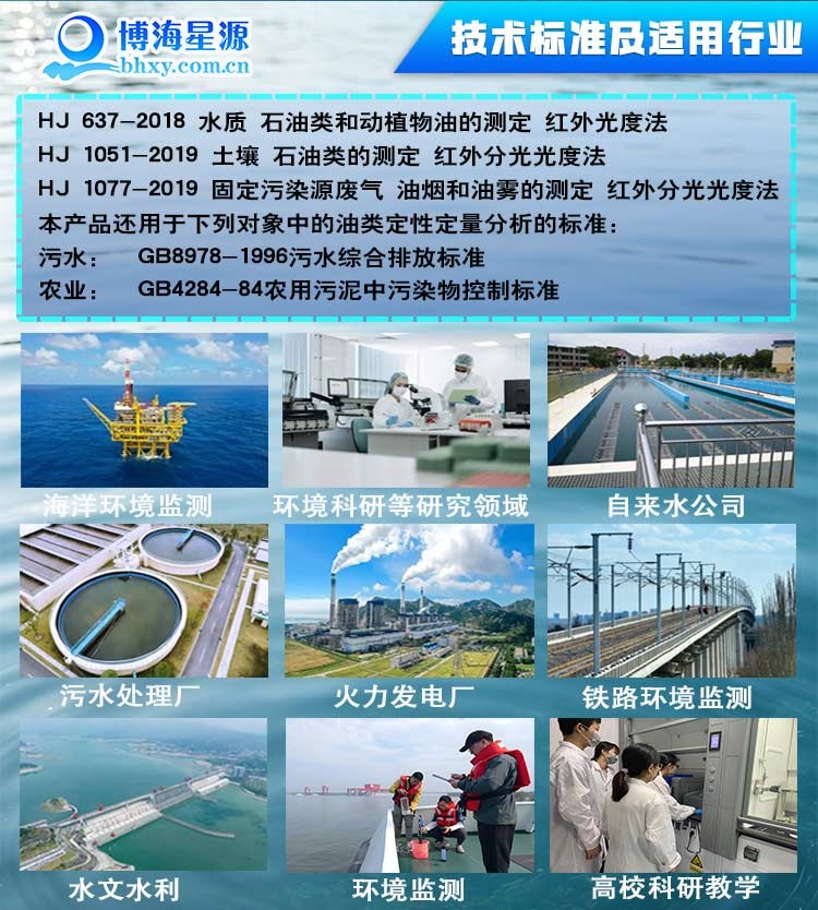 全自动便携红外分光测油仪 专属石化行业定制含油量测定 博海星源厂家