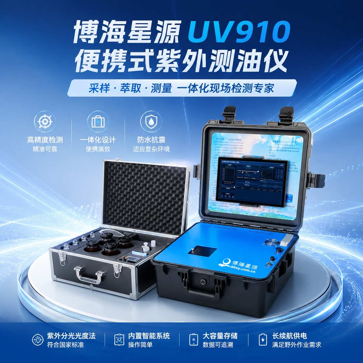 便携式紫外测油仪UV910 博海星源石油总油紫外测定
