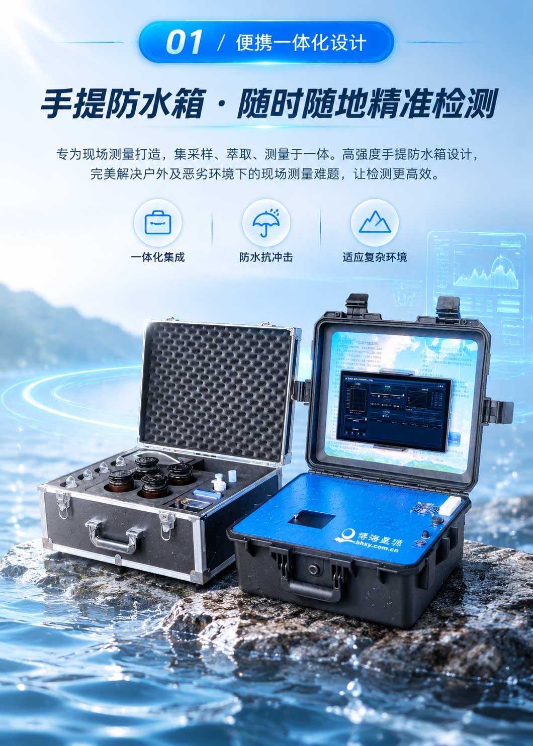 便携式紫外测油仪UV910 博海星源石油总油紫外测定
