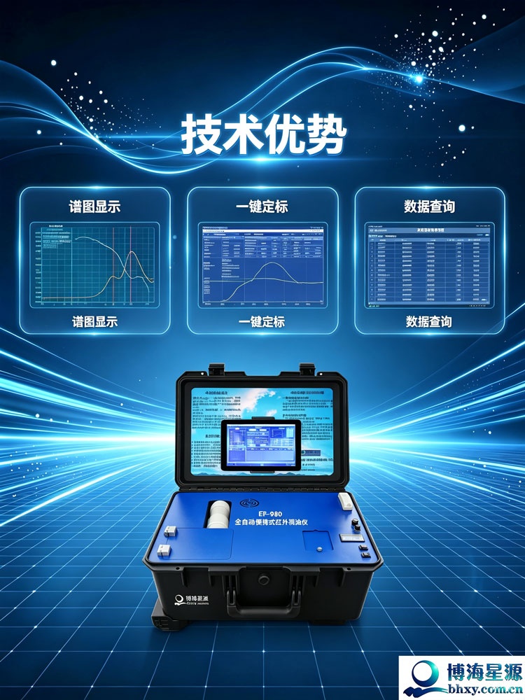 全自动便携红外分光测油仪 应急检测环保仪器 博海星源