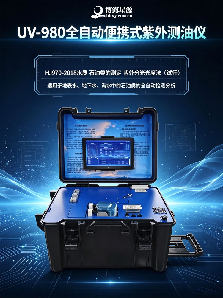 自动便携式紫外测油仪 地表水含油量快速检测 博海星源